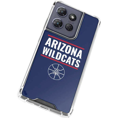 University of Arizona Wildcats Basketball Mark Moto G 5G (2025) Clear Case