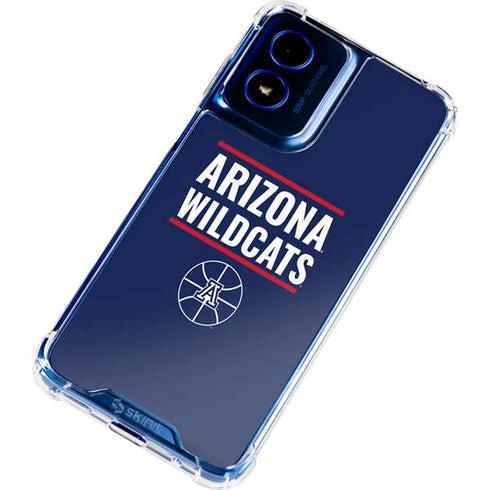 University of Arizona Wildcats Basketball Mark Moto G 5G (2024) Clear Case