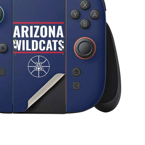 University of Arizona Wildcats Basketball Mark Nintendo Switch 2 (2025) Joy-Con Controller Skin