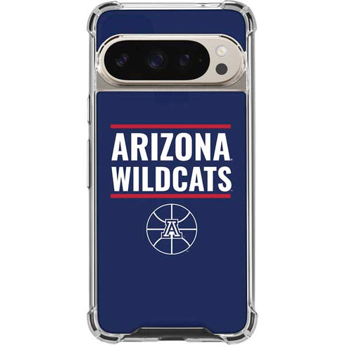 University of Arizona Wildcats Basketball Mark Pixel 9 Pro XL Clear Case