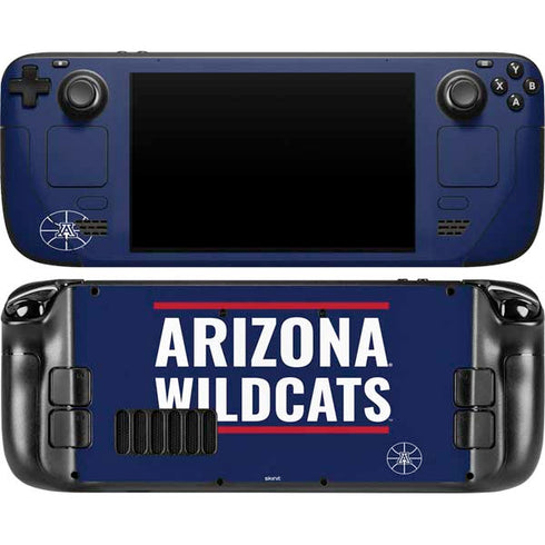 University of Arizona Wildcats Basketball Mark Steam Deck Handheld Gaming Computer OLED Skin