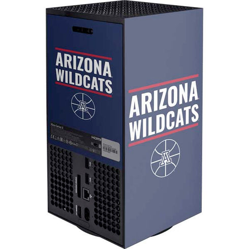 University of Arizona Wildcats Basketball Mark XBox Series X Digital Edition Console Skin