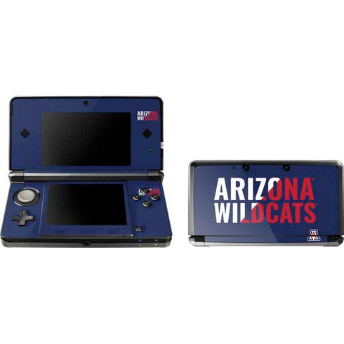 University of Arizona Wildcats Logo Split Blue Nintendo Skins