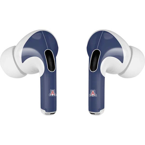 University of Arizona Wildcats Logo Split Blue AirPods Skins