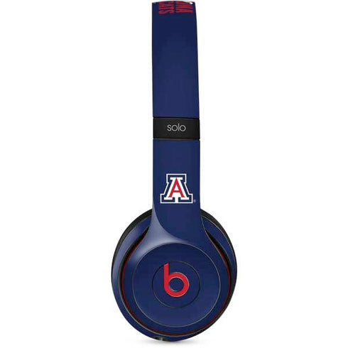 University of Arizona Wildcats Logo Split Blue Beats Solo 3 Wireless Skin