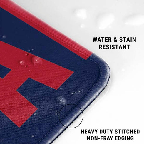 University of Arizona Wildcats Logo Split Blue Gaming Mouse Pad