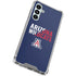 University of Arizona Wildcats Logo Split Blue Galaxy A16 5G Clear Case