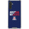 University of Arizona Wildcats Logo Split Blue Galaxy A17 Clear Case