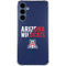 University of Arizona Wildcats Logo Split Blue Galaxy A35 5G Clear Case