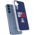 University of Arizona Wildcats Logo Split Blue Galaxy A35 5G Clear Case
