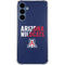 University of Arizona Wildcats Logo Split Blue Galaxy A55 5G Clear Case