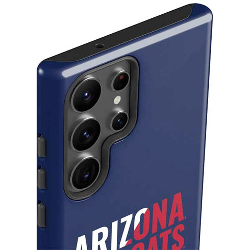 University of Arizona Wildcats Logo Split Blue Galaxy S23 Ultra Pro Case