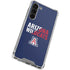 University of Arizona Wildcats Logo Split Blue Galaxy S24 FE Clear Case