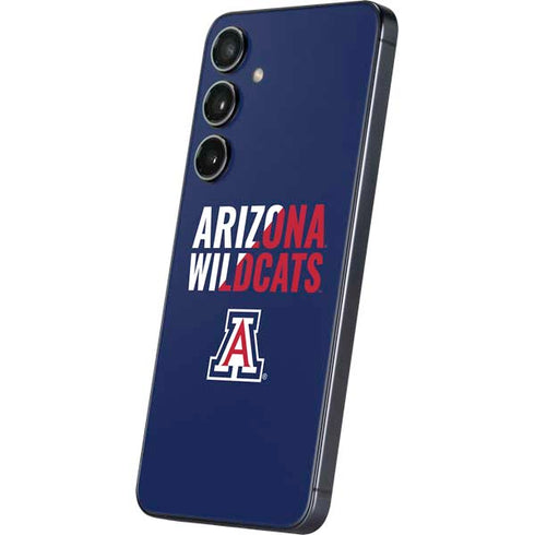 University of Arizona Wildcats Logo Split Blue Galaxy S24 Plus Skin