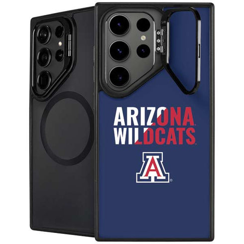 University of Arizona Wildcats Logo Split Blue Galaxy S24 Ultra Kickstand Case