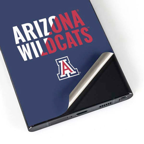 University of Arizona Wildcats Logo Split Blue Galaxy S24 Ultra Skin