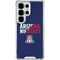 University of Arizona Wildcats Logo Split Blue Galaxy S25 Ultra Clear Case