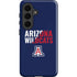 University of Arizona Wildcats Logo Split Blue Galaxy S26 Impact Case