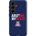 University of Arizona Wildcats Logo Split Blue Galaxy S26 Plus Impact Case