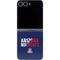 University of Arizona Wildcats Logo Split Blue Galaxy Z Flip6 Skin