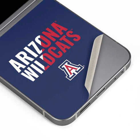 University of Arizona Wildcats Logo Split Blue Galaxy Z Flip6 Skin