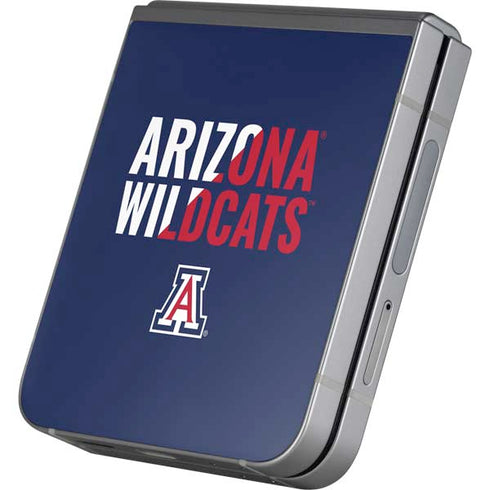 University of Arizona Wildcats Logo Split Blue Galaxy Z Flip6 Skin