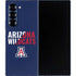 University of Arizona Wildcats Logo Split Blue Galaxy Z Fold6 Skin