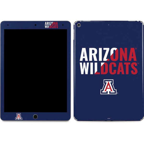 University of Arizona Wildcats Logo Split Blue iPad Skins