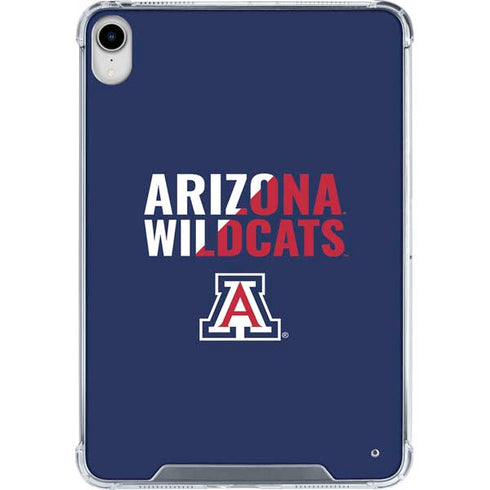 University of Arizona Wildcats Logo Split Blue iPad 11th Gen (2025) Clear Case