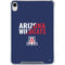 University of Arizona Wildcats Logo Split Blue iPad 11th Gen (2025) Clear Case