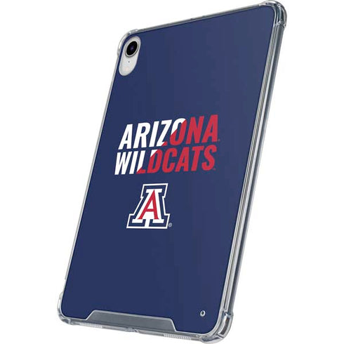 University of Arizona Wildcats Logo Split Blue iPad 11th Gen (2025) Clear Case