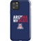 University of Arizona Wildcats Logo Split Blue iPhone Cases