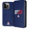 University of Arizona Wildcats Logo Split Blue iPhone 13 Pro Max Folio Case