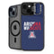 University of Arizona Wildcats Logo Split Blue iPhone 14 Plus Kickstand Case