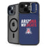 University of Arizona Wildcats Logo Split Blue iPhone 14 Plus Kickstand Case