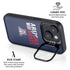 University of Arizona Wildcats Logo Split Blue iPhone 14 Plus Kickstand Case