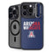University of Arizona Wildcats Logo Split Blue iPhone 14 Pro Kickstand Case