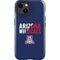 University of Arizona Wildcats Logo Split Blue iPhone 15 Impact Case