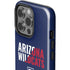 University of Arizona Wildcats Logo Split Blue iPhone 15 Pro Impact Case