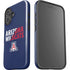 University of Arizona Wildcats Logo Split Blue iPhone 16 Impact Case