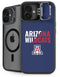 University of Arizona Wildcats Logo Split Blue iPhone 16 Kickstand Case