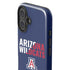 University of Arizona Wildcats Logo Split Blue iPhone 16 Plus Impact Case
