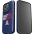 University of Arizona Wildcats Logo Split Blue iPhone 16 Pro Max Impact Case