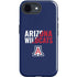 University of Arizona Wildcats Logo Split Blue iPhone 16e Impact Case
