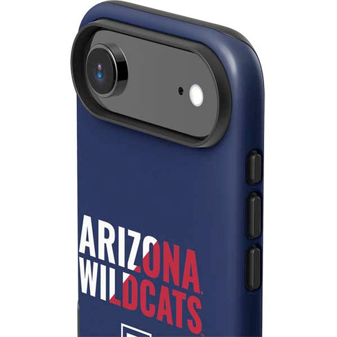 University of Arizona Wildcats Logo Split Blue iPhone 17 Air Impact Case