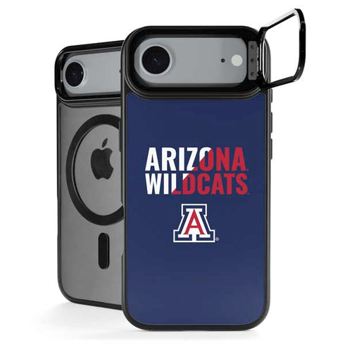 University of Arizona Wildcats Logo Split Blue iPhone 17 Air Kickstand Case