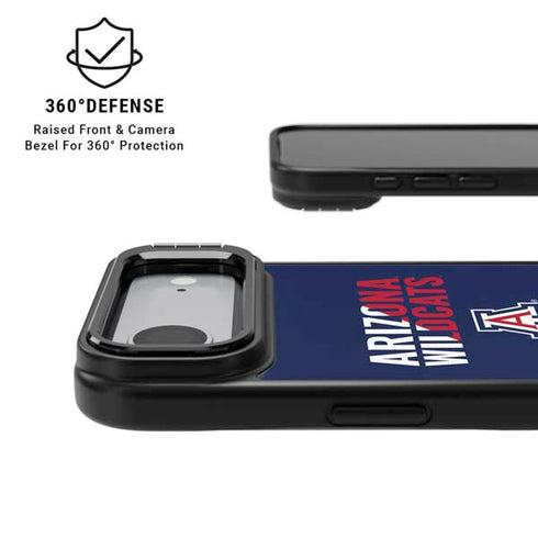 University of Arizona Wildcats Logo Split Blue iPhone 17 Air Kickstand Case
