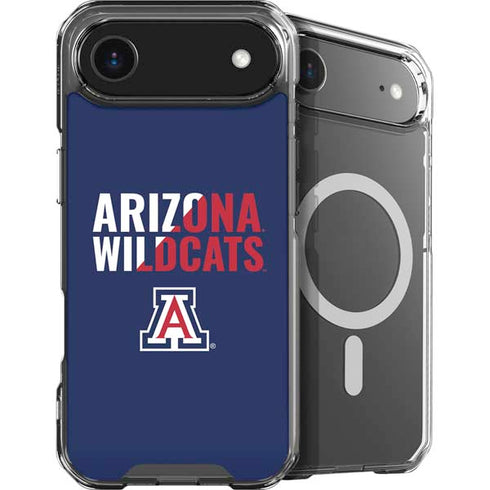 University of Arizona Wildcats Logo Split Blue iPhone 17 Air MagSafe Case