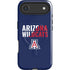 University of Arizona Wildcats Logo Split Blue iPhone 17 Air Magsafe Impact Case