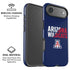 University of Arizona Wildcats Logo Split Blue iPhone 17 Air Magsafe Impact Case